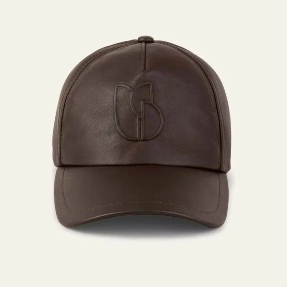 ba&sh HALY brown leather hat - Picture 2 of 6